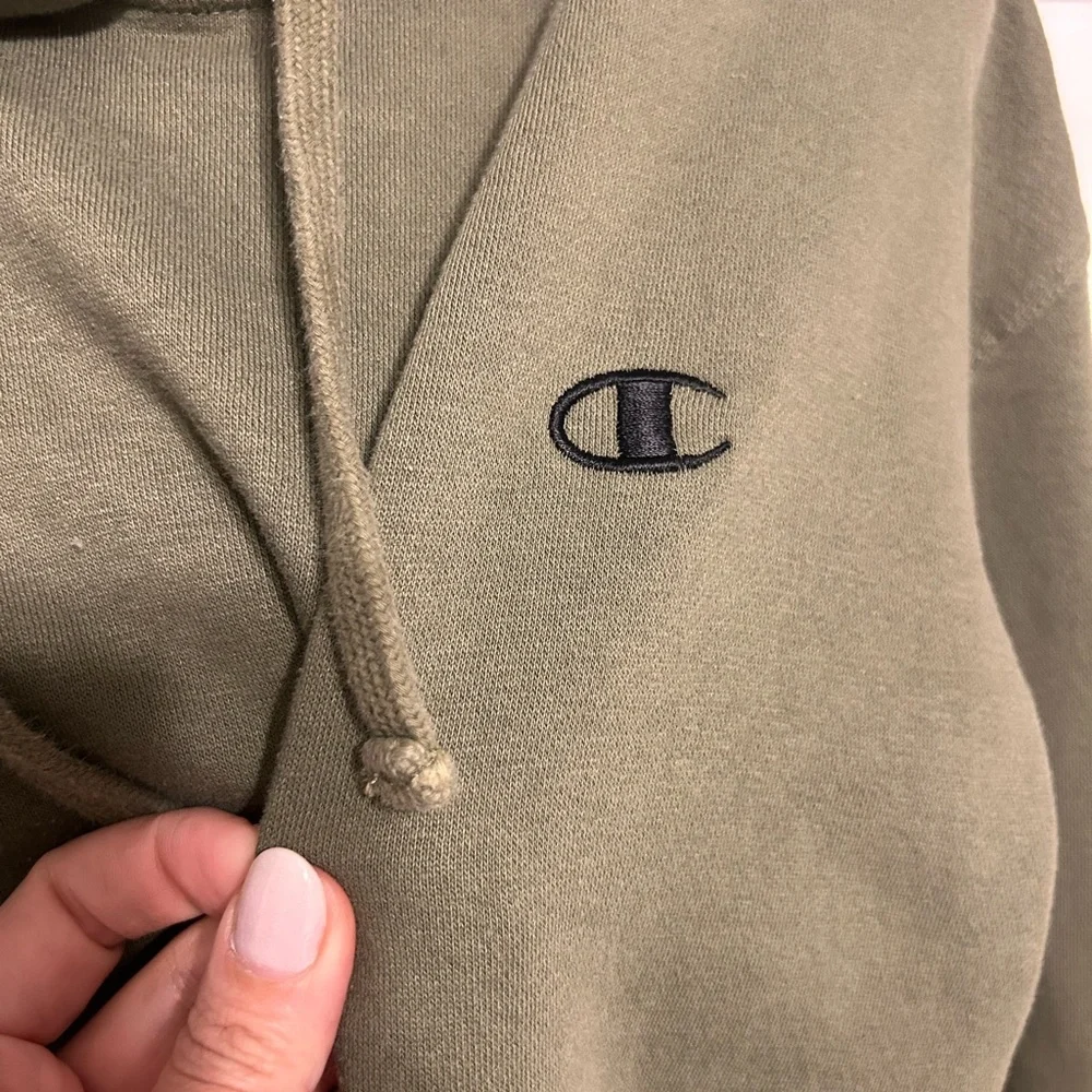 Women’s Champion Olive Green Hoodie - Picture 4 of 7